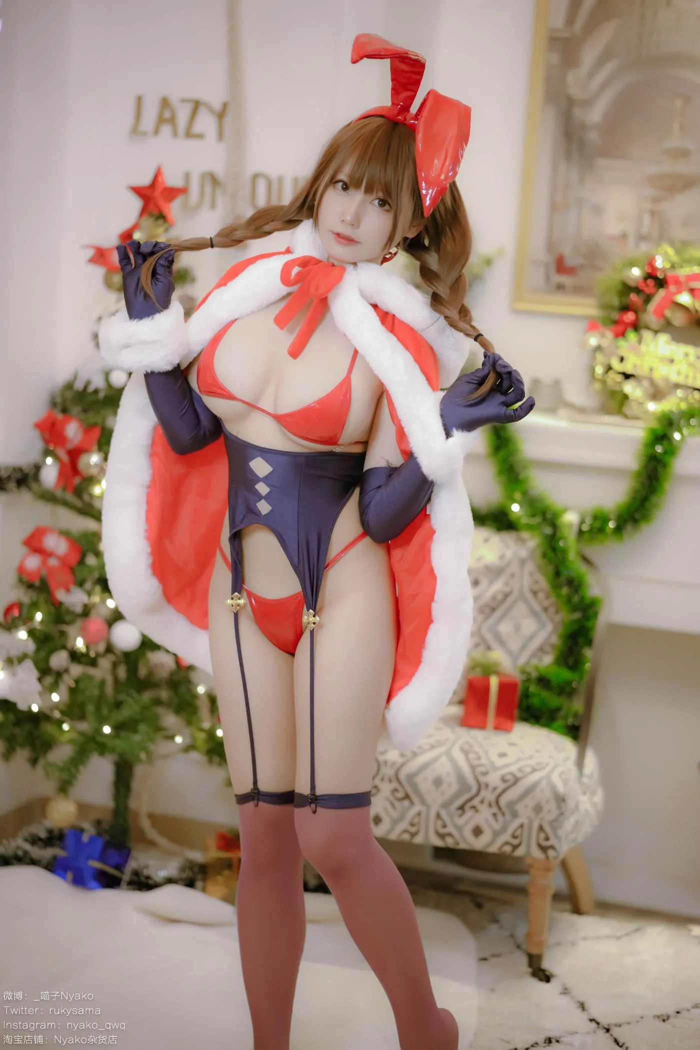 Nyako喵子 – NO.54 Christmas Bunny [68P]插图7
